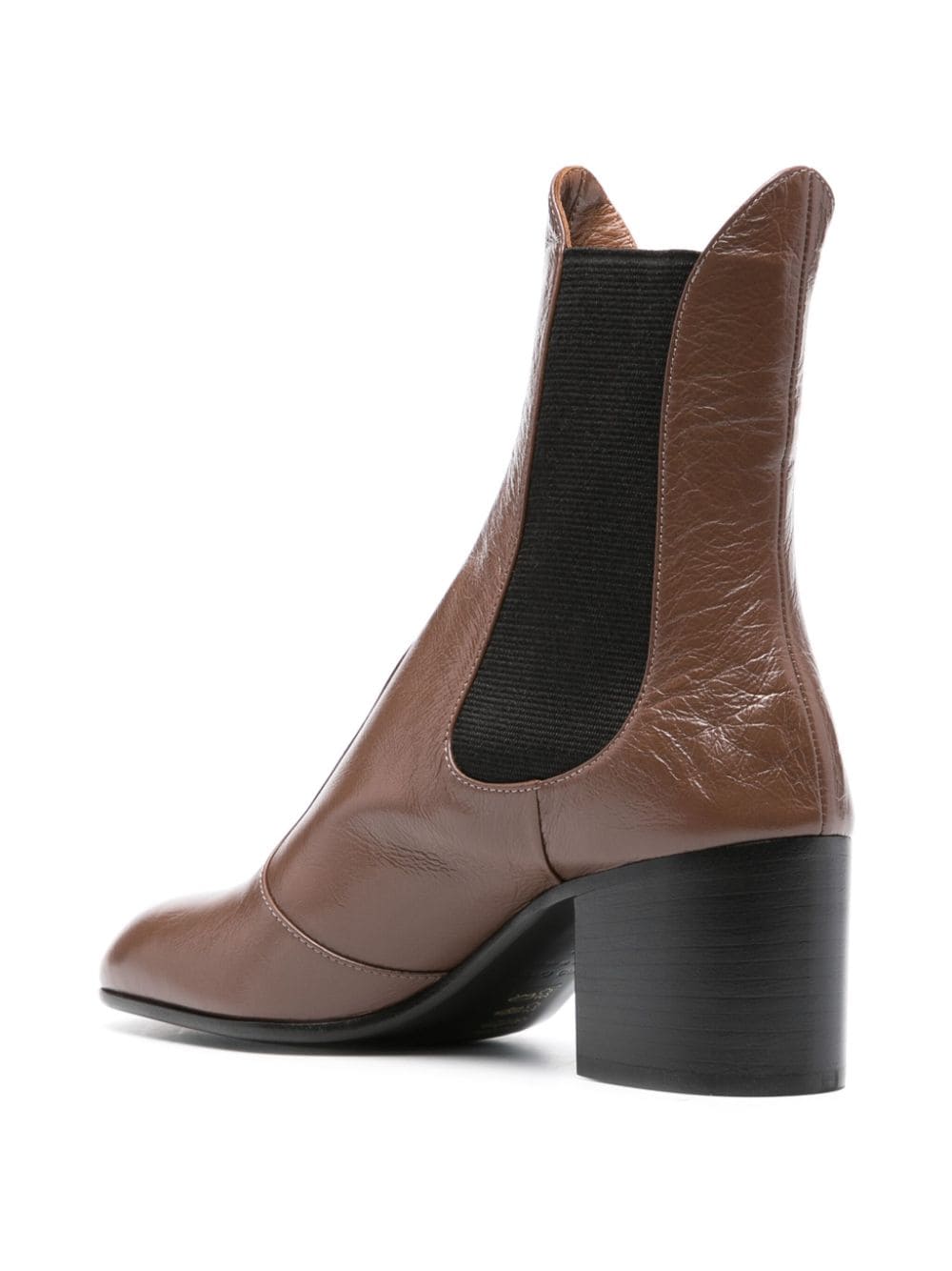 Shop Laurence Dacade Angie 60mm Leather Ankle Boots In Brown