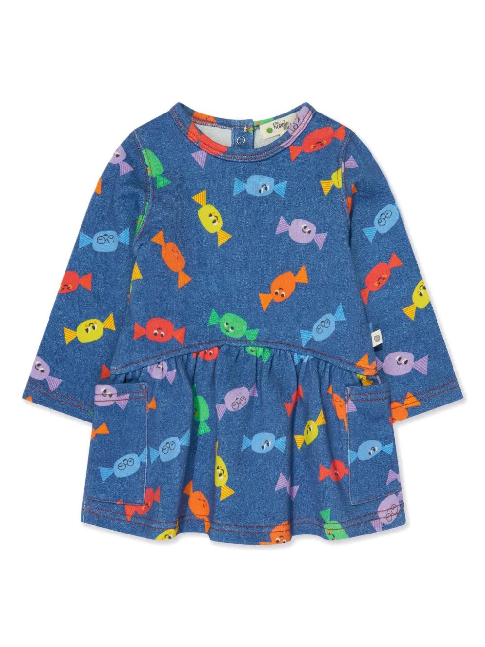 the bonnie mob Parmaviolet cotton dress | Blue | Image 1