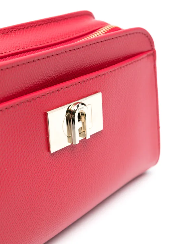 Furla 1927 Leather Crossbody Bag Red FARFETCH IE