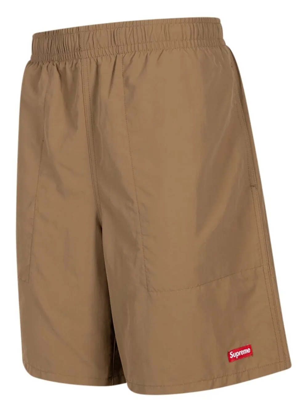 Shop Supreme Water Box Logo Shorts In Brown