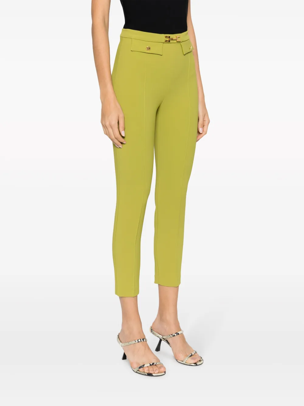 Elisabetta Franchi Skinny broek Groen