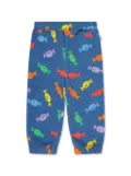the bonnie mob illustration-print track pants - Blue