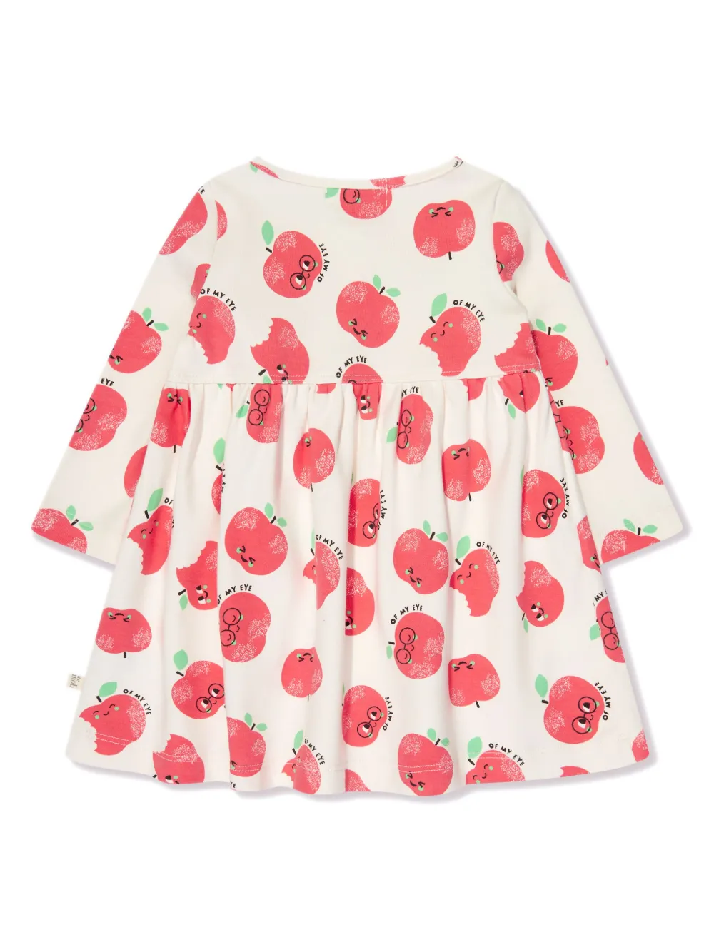 the bonnie mob graphic-print cotton dress - Wit