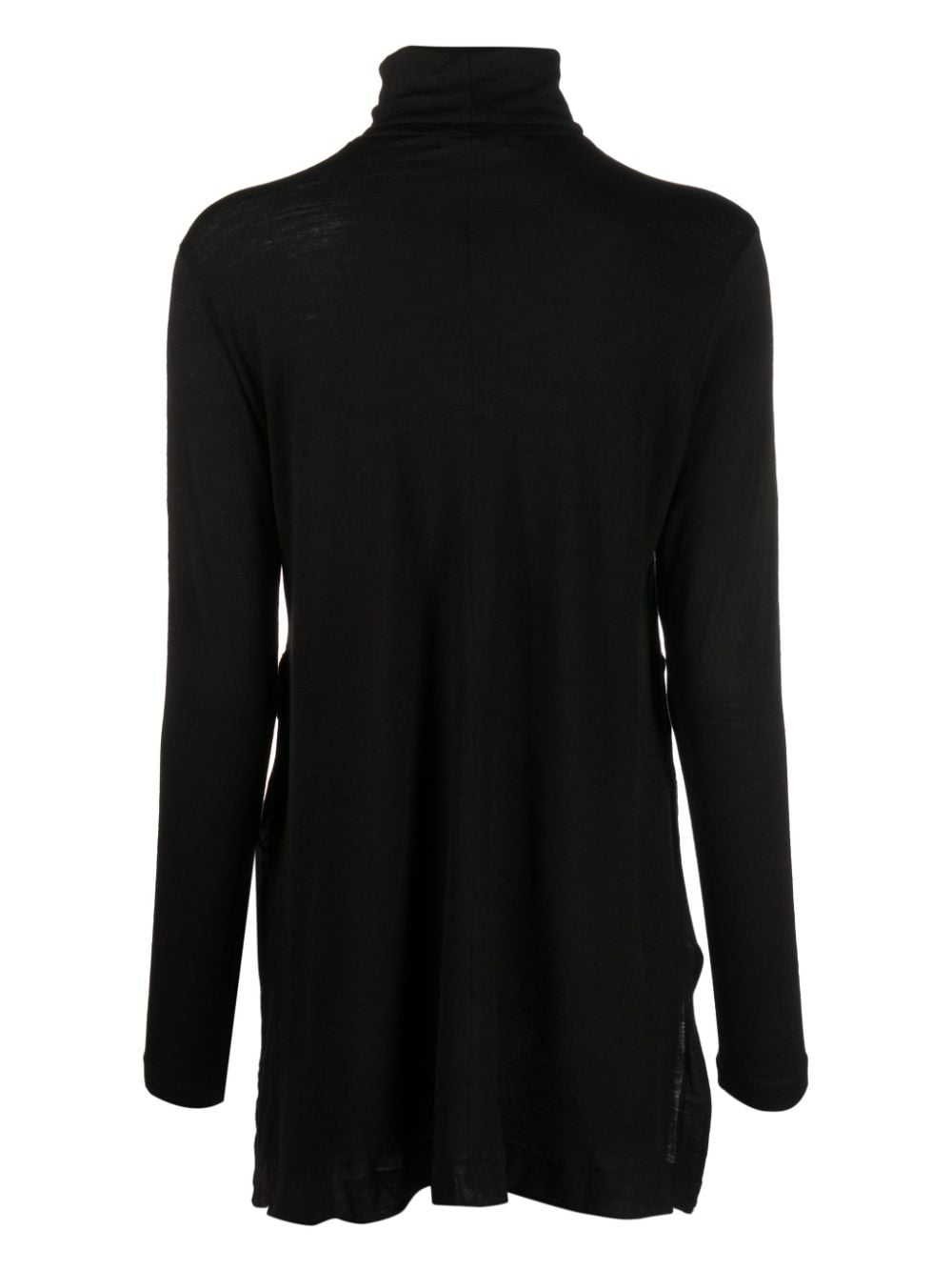 Shop Transit Roll-neck Fine-knit Jumper In Black