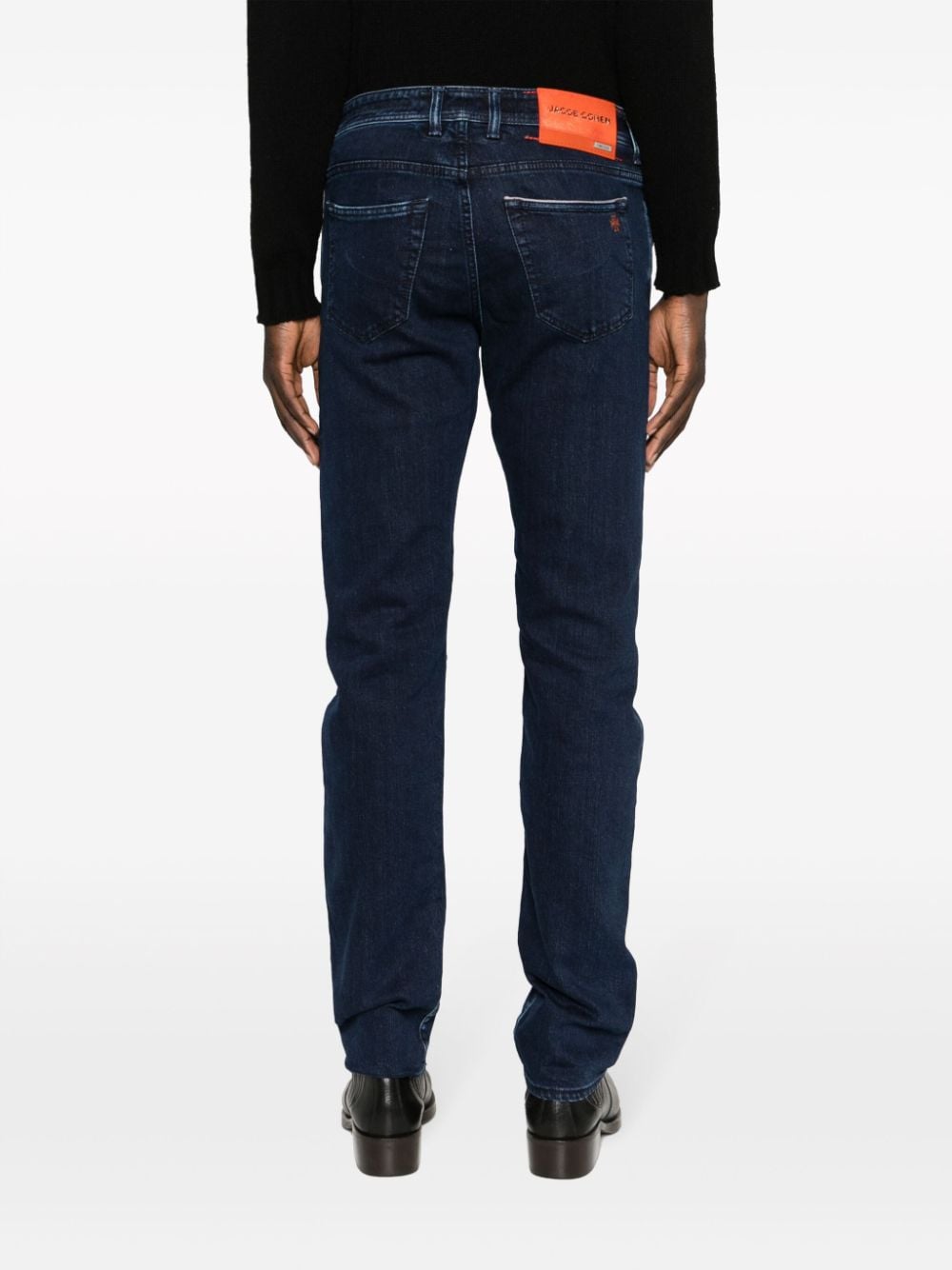 Shop Jacob Cohen Bard Slim-cut Jeans In Blue