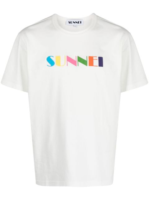 Sunnei logo-print organic-cotton T-shirt