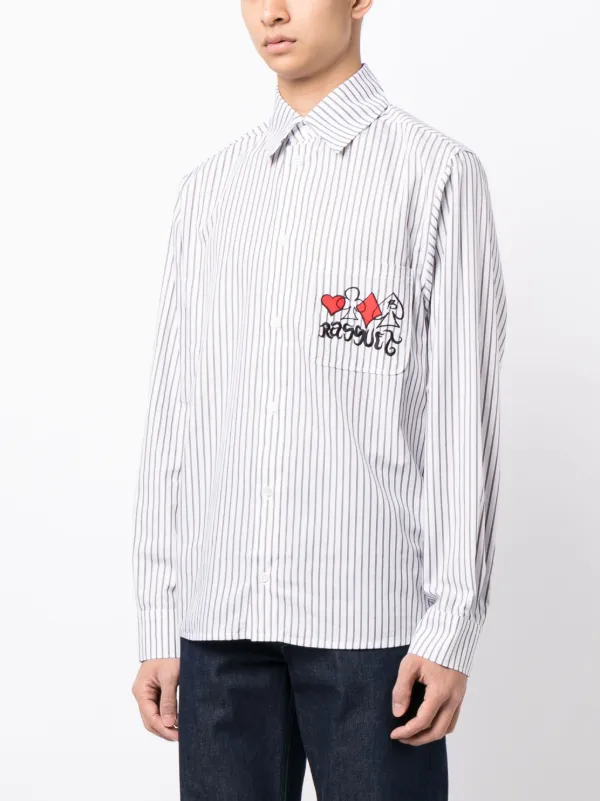 最大の割引 | シャツ ストライプ RASSVET ホワイト JP FARFETCH | トップス