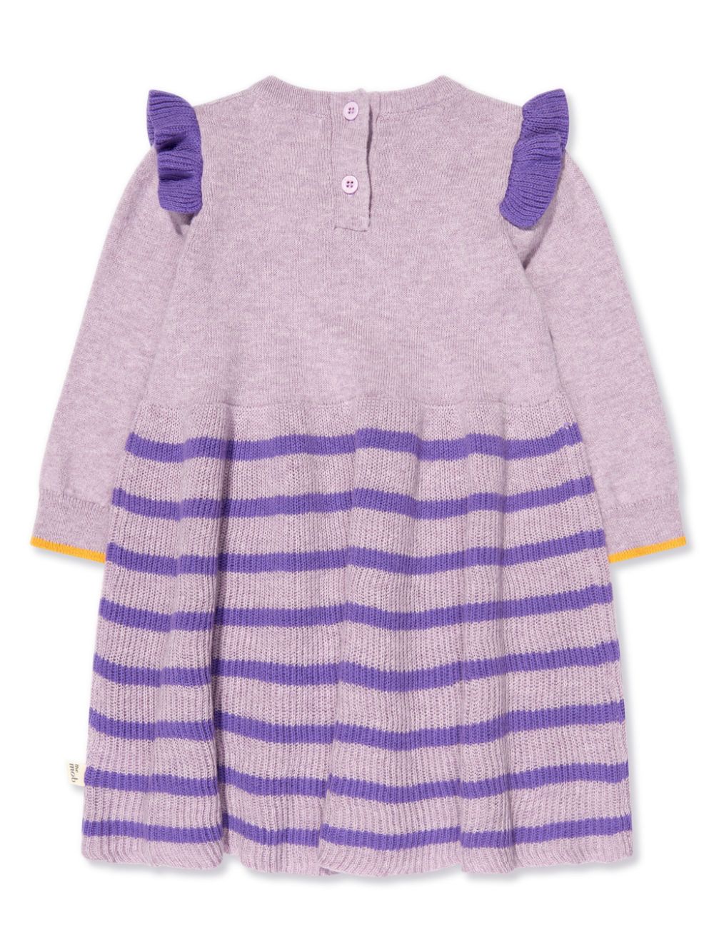 the bonnie mob Fondant striped dress - Paars