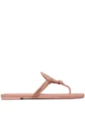 Tory Burch Miller crystal-embellished flip flops - Pink