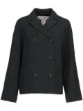 Saint Laurent Pre-Owned 1990 double-breasted jacket - Blue