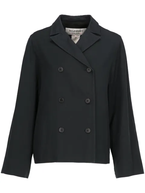 Saint Laurent Pre-Owned 1990 double-breasted jacket