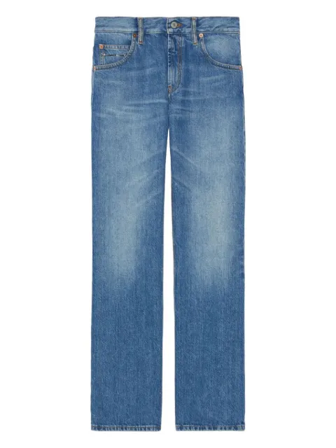 Gucci Horsebit-detail straight-leg jeans