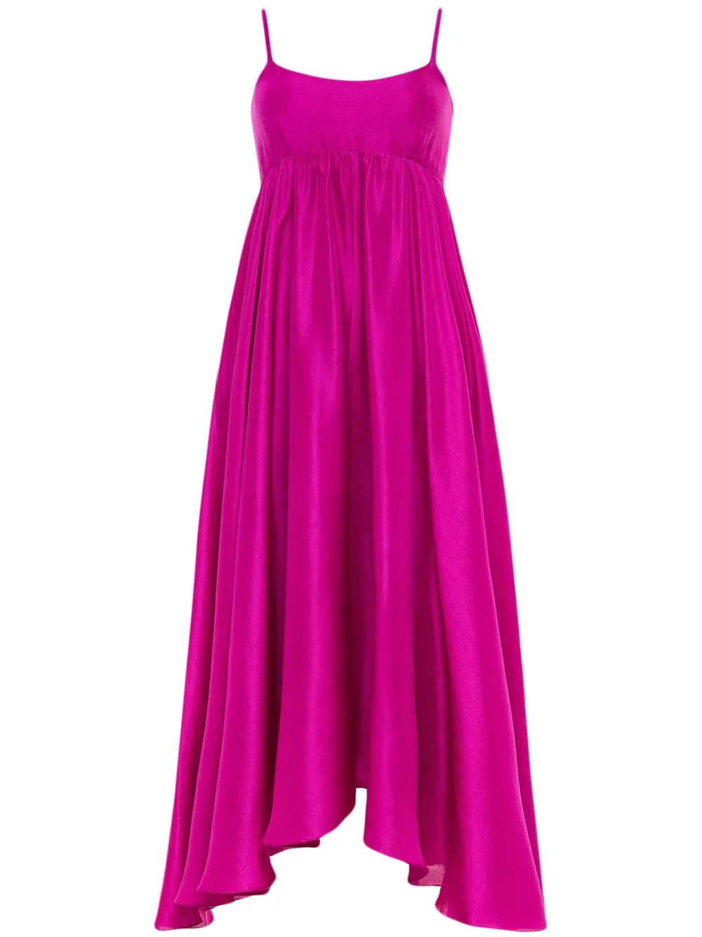 AZEEZA Rachel silk midi dress | Pink | Image 1