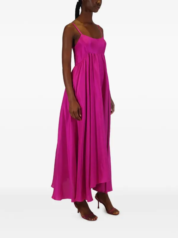 azeeza pink dress Saunder Charmeuse Gown