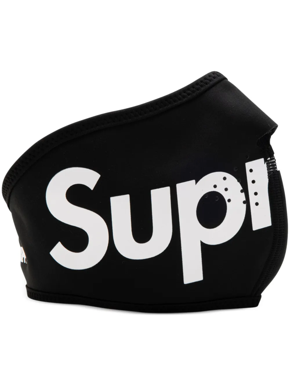 Supreme X Windstopper Logo-print Face Mask In Black