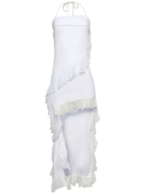 Robe asymétrique Carmen à volants - ESTER MANAS - Modalova