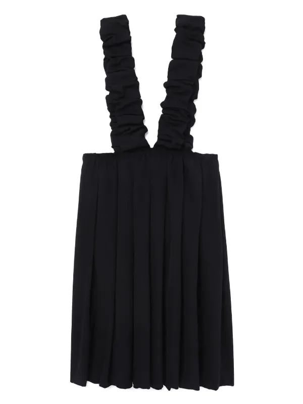 Comme Des Gar ons Comme Des Gar ons Pleated Pinafore Midi Skirt