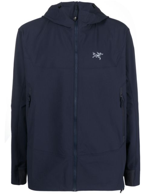 Arc'teryx logo-embroidered hooded jacket