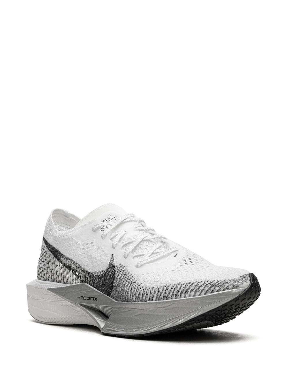 Shop Nike Zoomx Vaporfly 3 "white Particle Grey" Sneakers