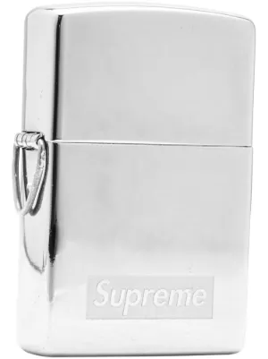 日用品/生活雑貨 suprem diamond plate zippo Supreme Diamond Plate Zippo Lighter | Silver | FARFETCH