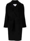 Max Mara Estella virgin wool-blend belted coat - Black