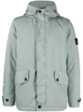 Stone Island David TC Compass logo-patch jacket - Blue