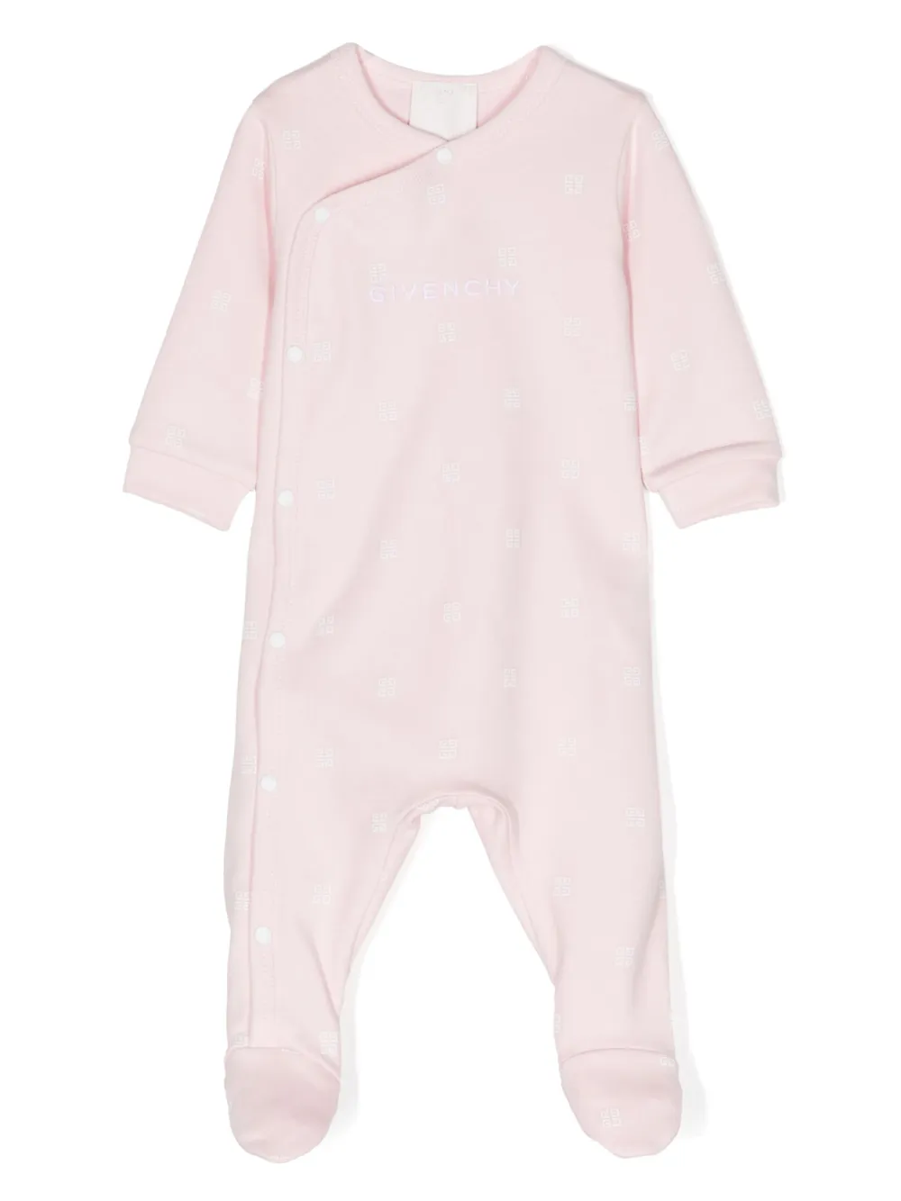 Givenchy Babies' Logo-embroidery Pyjama Set (set Of Two) In Pink