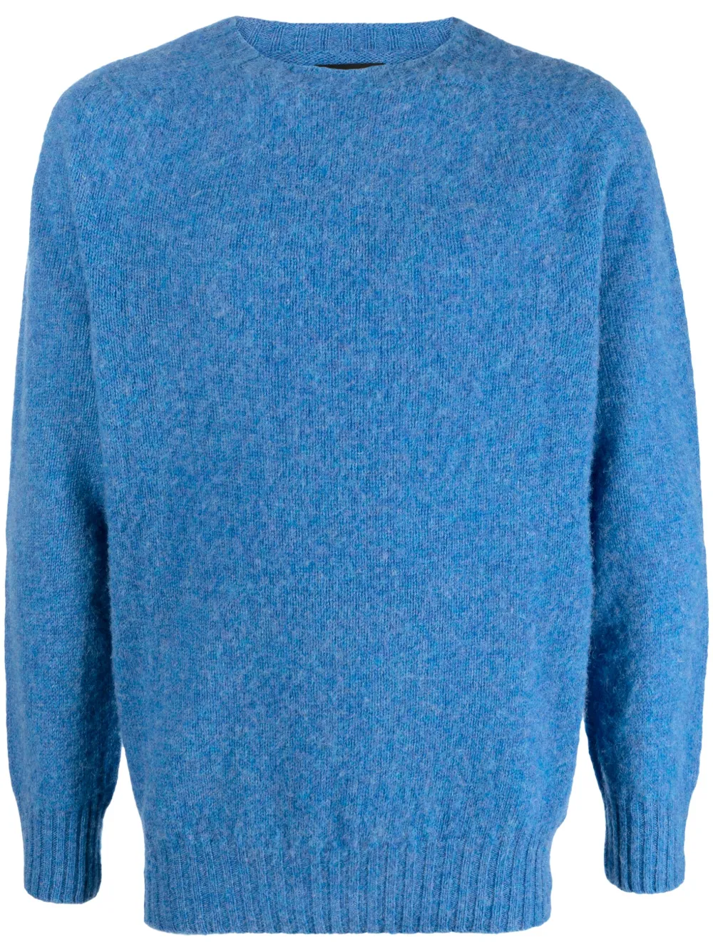 Howlin' pull en laine à col rond | bleu | Image 1