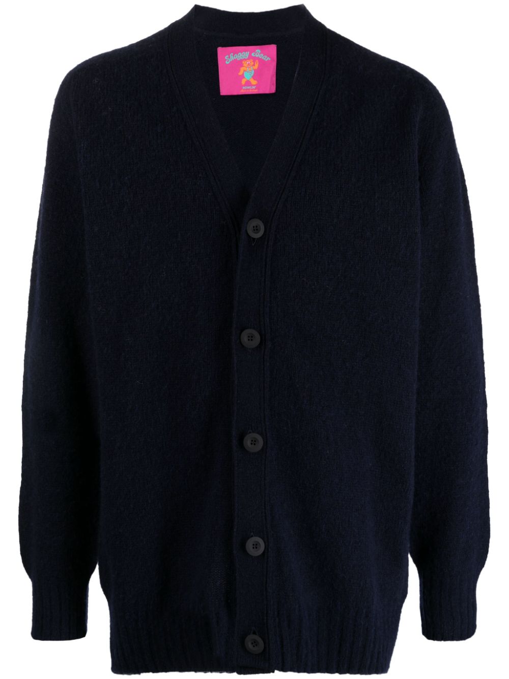 Howlin' V-neck wool cardigan - Blue