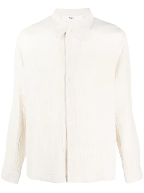 Séfr Ripley cheesecloth cotton shirt