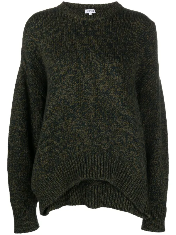 トップス LOEWE swing-style pullover Loewe Multicolor Stretch Wool Blend Sweater | italist