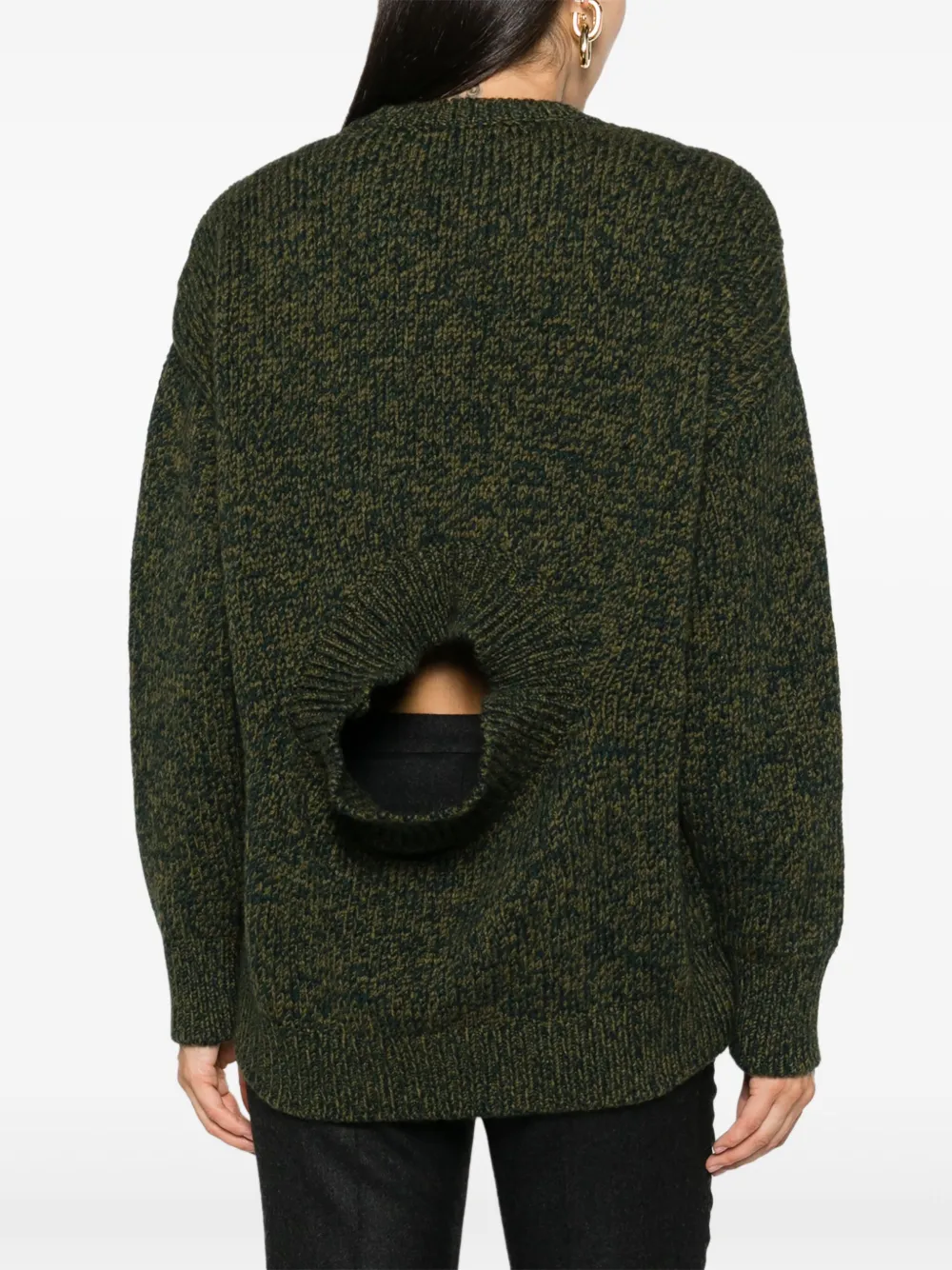 Affordable LOEWE multi-panel design wool-blend jumper Women