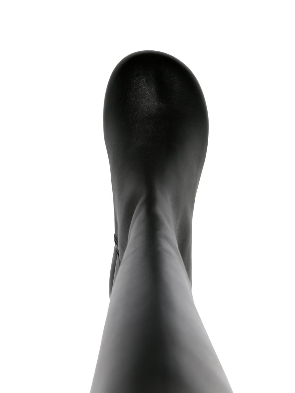 Shop Marsèll Knee-length Leather Boots In Black