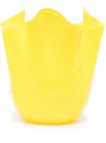 Venini Fazzoletto Murano-glass vase (24cm) - Yellow