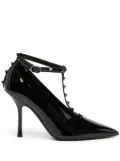 Valentino Garavani Rockstud T-bar pumps - Black
