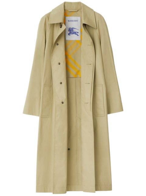 Cheap Burberry Short Bradford cotton trench coat Women