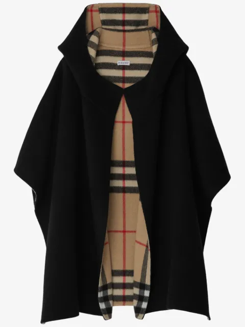 Burberry cape med huva