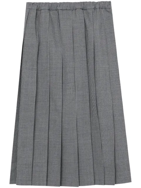 Comme Des Garçons fully-pleated wool skirt 