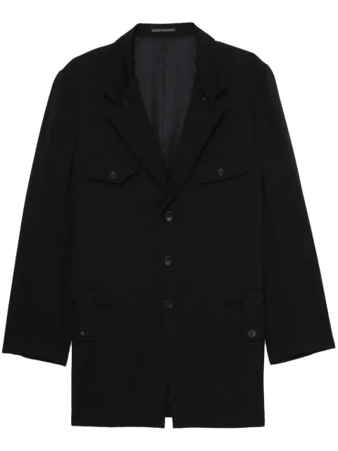 Yohji Yamamoto wool single-breasted blazer
