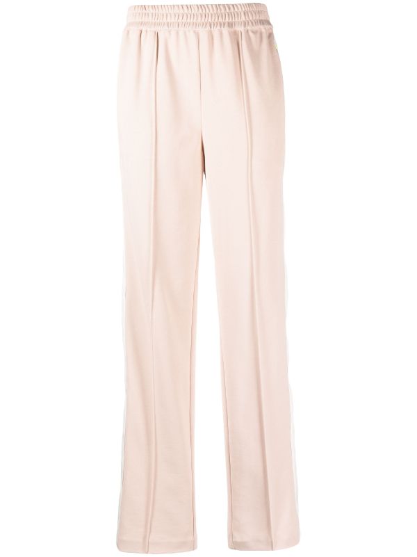 Pants with pink outlet stripes