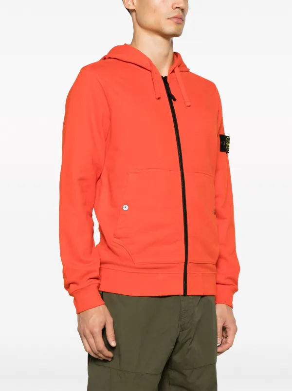 Orange stone cheap island zip hoodie