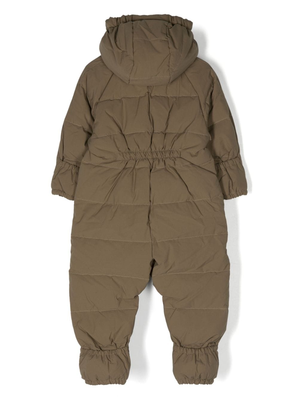 Konges Sløjd padded-design hooded coat - Groen