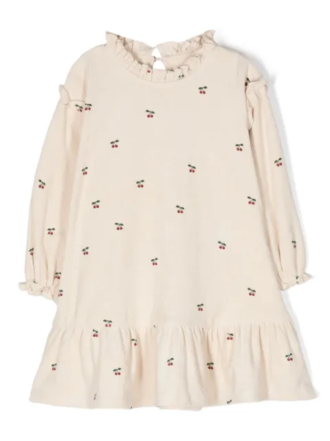 Konges Sløjd cherry-print cotton dress