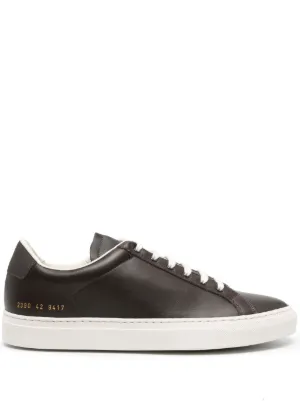 Common Projects Retro Leather Sneakers Farfetch