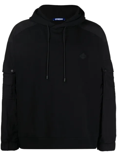 Spoonyard hoodie con paneles y parche del logo