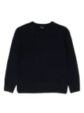 Il Gufo cable-knit wool jumper - Blue