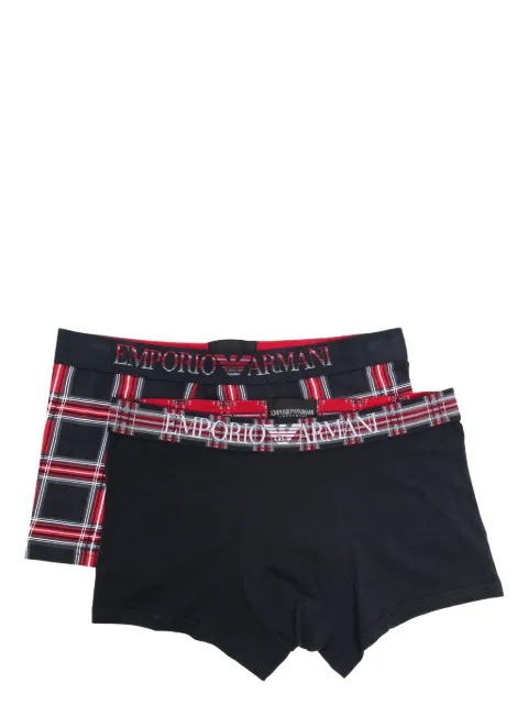 Emporio Armani Set di 2 boxer con banda logo