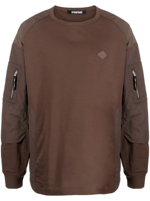 Spoonyard crew-neck cotton sweatshirt