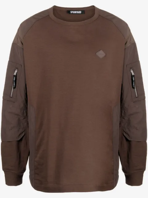 Spoonyard crew-neck cotton sweatshirt