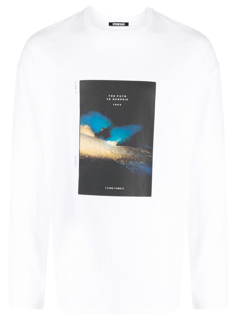 Spoonyard Illustration-print Cotton T-shirt In White